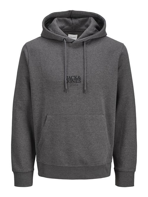 JACK & JONES Sweatshirt  grå / sort