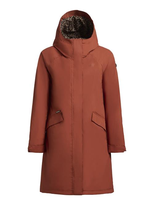 khujo Overgangsfrakke 'YEAL'  rustbrun