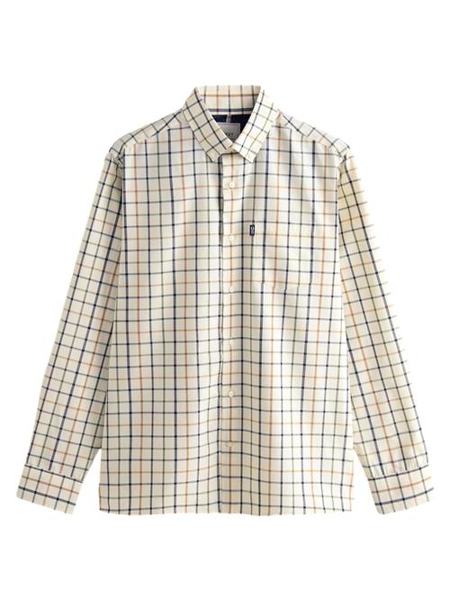 Next Skjorte  ecru / navy / mokka / grøn