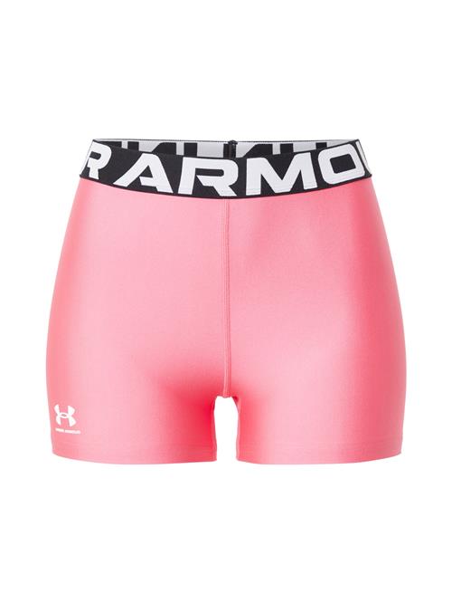 UNDER ARMOUR Sportsbukser 'Authentics'  lys pink / vinrød / sort