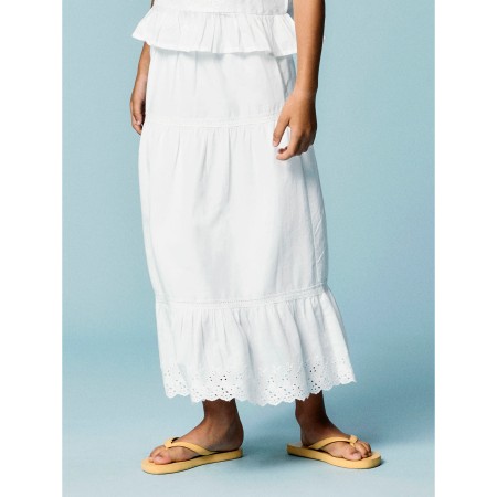 NAME IT Lang Nederdele Hermala Bright White