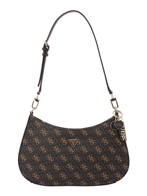 GUESS Håndtaske 'NOELLE II TOP ZIP SHOULDER BAG'  karamel / choko