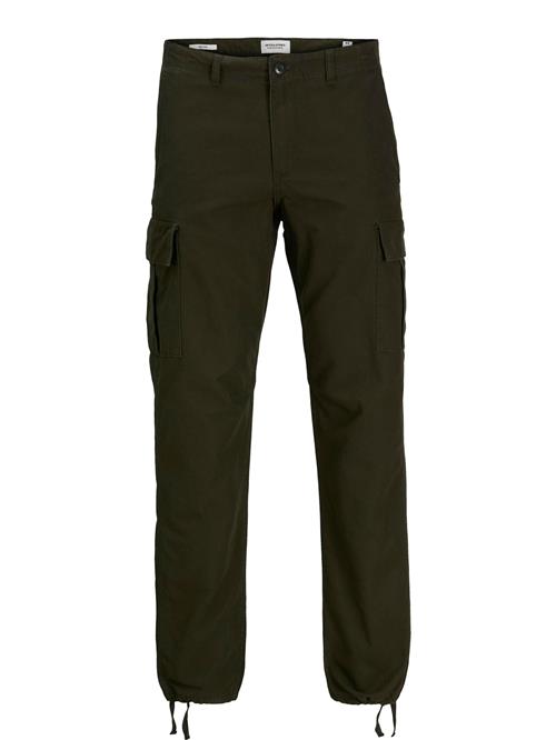 JACK & JONES Cargobukser  mørkegrøn