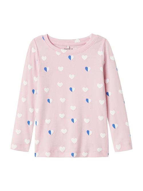 NAME IT Bluser & t-shirts 'NMFLEDABBU'  blå / lyserød / hvid