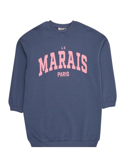 ONLY GIRLS Kjole  safir / lyserød