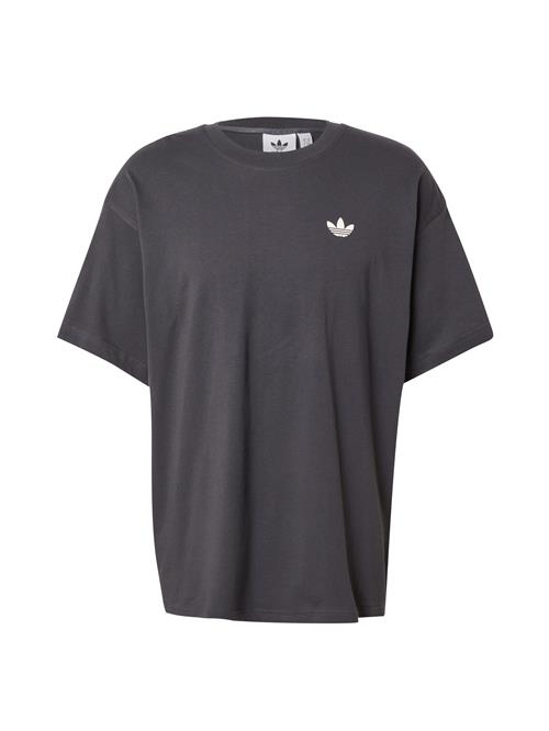 ADIDAS ORIGINALS Bluser & t-shirts 'Revtext'  mørkegrå / hvid