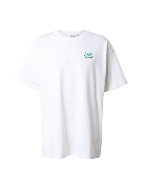 ADIDAS ORIGINALS Bluser & t-shirts 'OUTLINE PALM'  jade / hvid