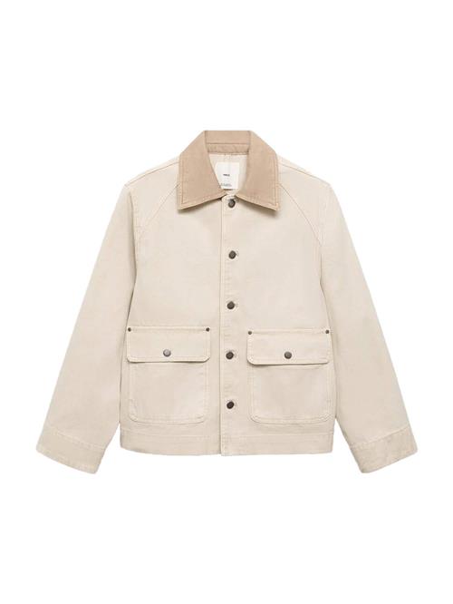 MANGO Overgangsjakke 'Newrio'  beige / lysebeige