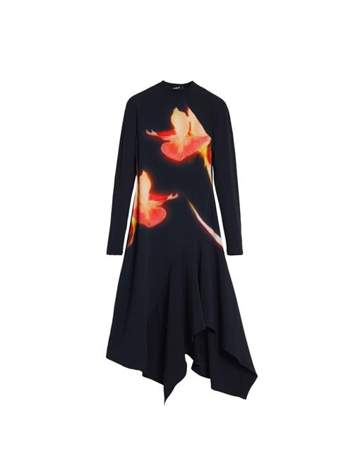 Desigual Kjole  orange / sort