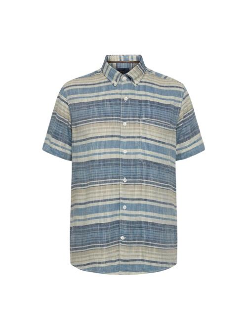 Signal Skjorte 'Paul'  lysebeige / marin / safir