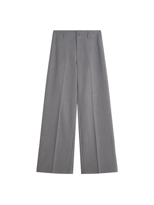 Bershka Bukser med fals  grå