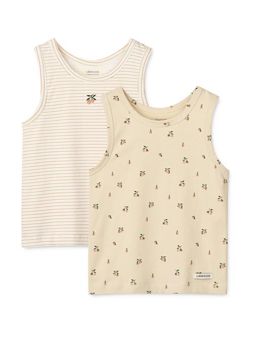 Liewood Undertrøje 'Faris'  beige / mørkegrøn / fersken / hvid