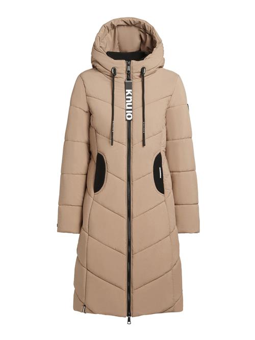 khujo Vinterfrakke 'Aribay4 Light-YM'  beige / sort