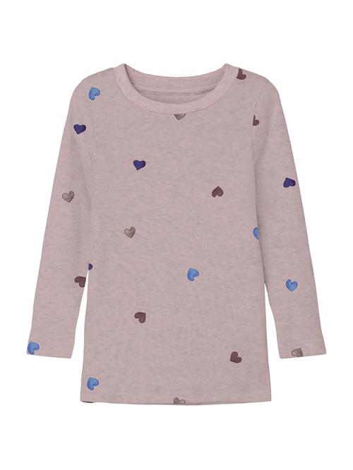 NAME IT Bluser & t-shirts 'NMFNUTTI'  azur / mørkeblå / mørkebrun / lysviolet