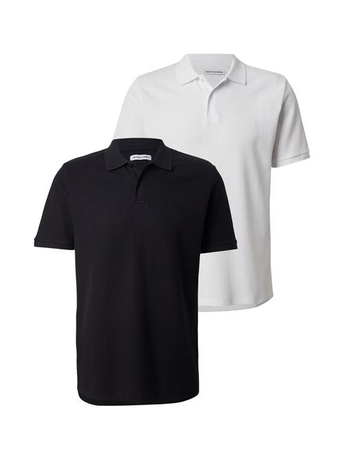 JACK & JONES Bluser & t-shirts 'JJEAUSTIN'  sort / hvid