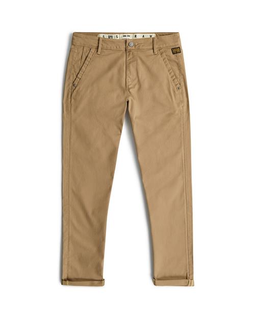 G-STAR Lærredsbukser 'Kate'  mokka