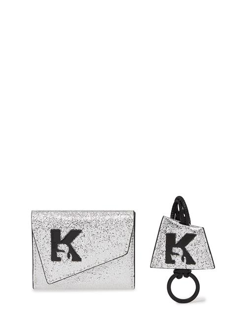 KARL LAGERFELD JEANS Tegnebog  sølv