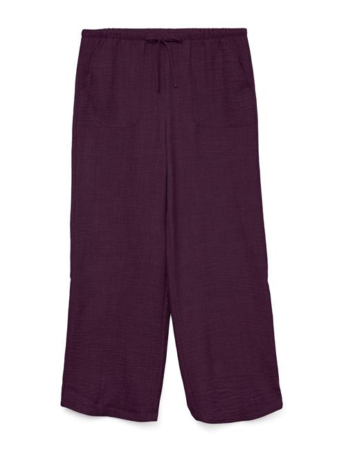VERO MODA Bukser 'VMMelaney'  aubergine