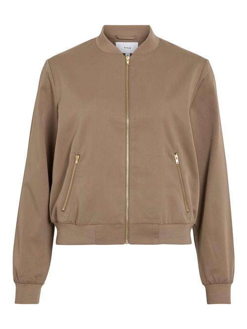 VILA Overgangsjakke 'VIBubble'  brun