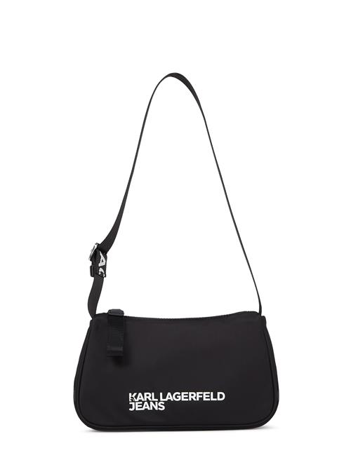 KARL LAGERFELD JEANS Skuldertaske  sort / hvid
