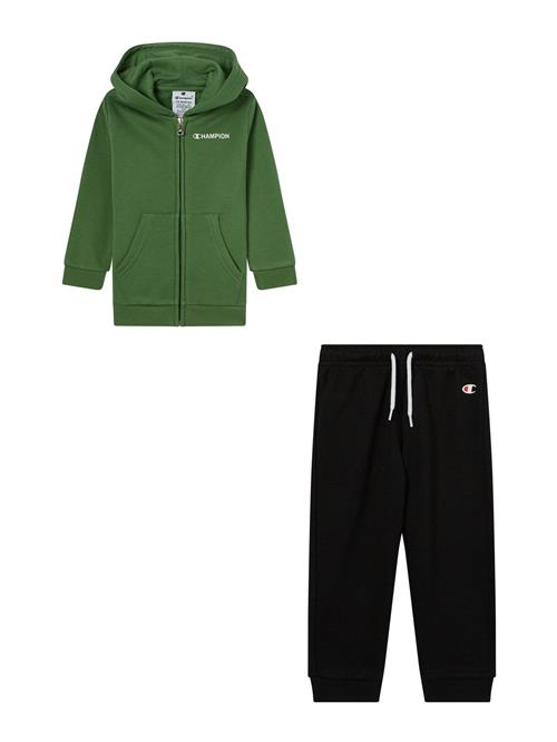 Champion Authentic Athletic Apparel Joggingdragt  græsgrøn / sort / hvid