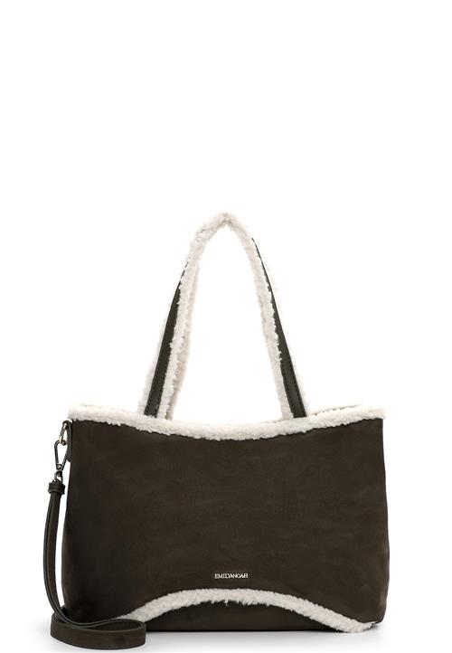 Emily & Noah Shopper 'Heiderose'  grøn / hvid