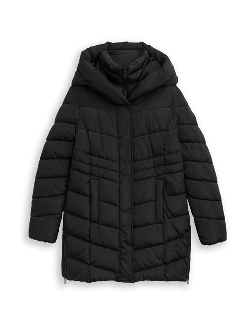 TOM TAILOR Vinterfrakke  sort