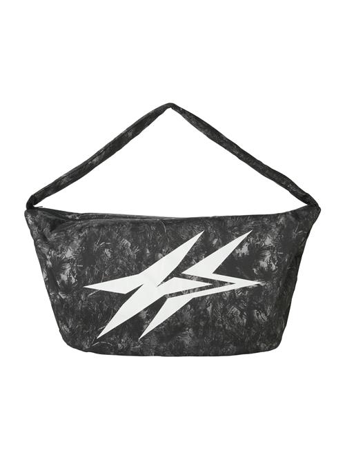 JACK & JONES Skuldertaske 'JACCNZ'  grå / antracit / hvid