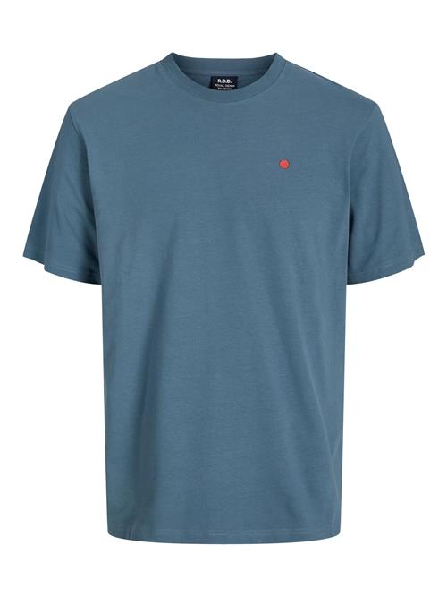 R.D.D. ROYAL DENIM DIVISION Bluser & t-shirts 'RDDROAD'  cyanblå / rød