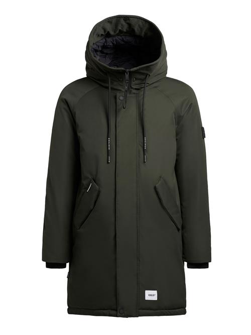 khujo Overgangsfrakke 'Hant'  mørkegrøn