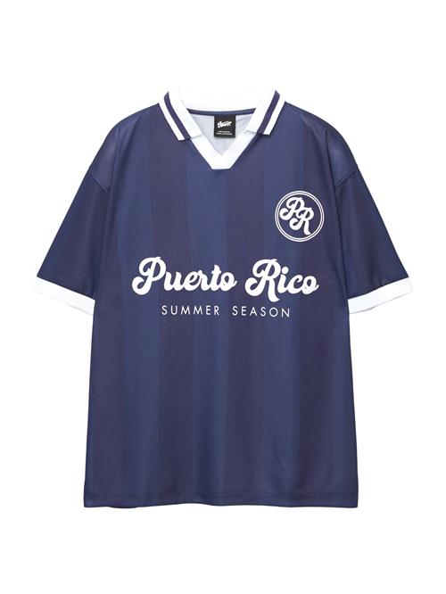 Pull&Bear Bluser & t-shirts  navy / mørkeblå / hvid