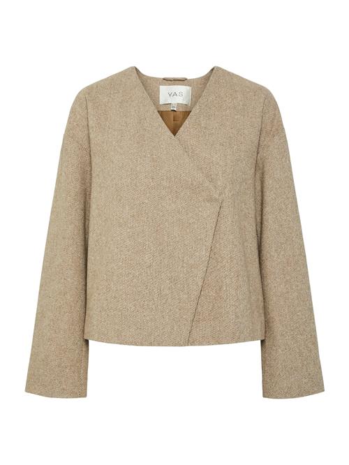 YAS Overgangsjakke 'YASSpring'  creme / lysebrun