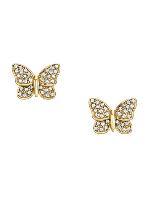 FOSSIL Øreringe 'SUTTON'  guld / sølv / transparent