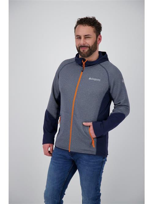 deproc Fleecejakke 'ELM'  mørkeblå