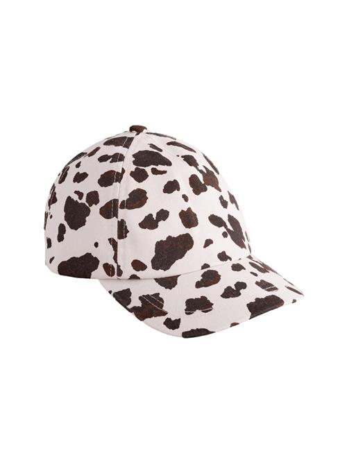 Next Hat  mørkebrun / pastelpink