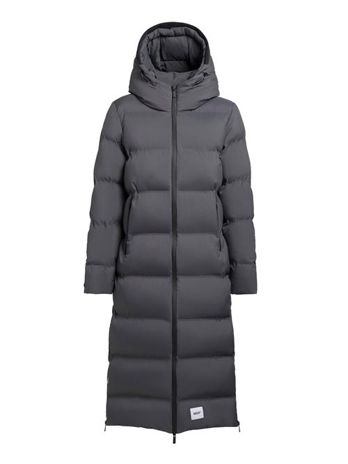 khujo Vinterfrakke 'Larea3'  mørkegrå / sort / hvid