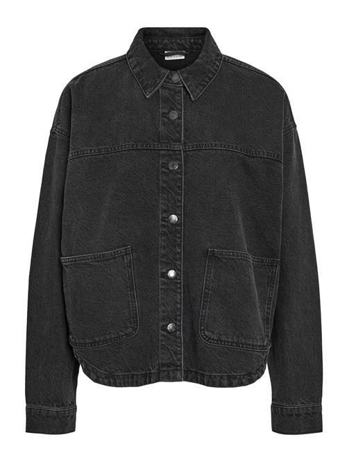 Noisy may Overgangsjakke 'NMKETTIE'  black denim