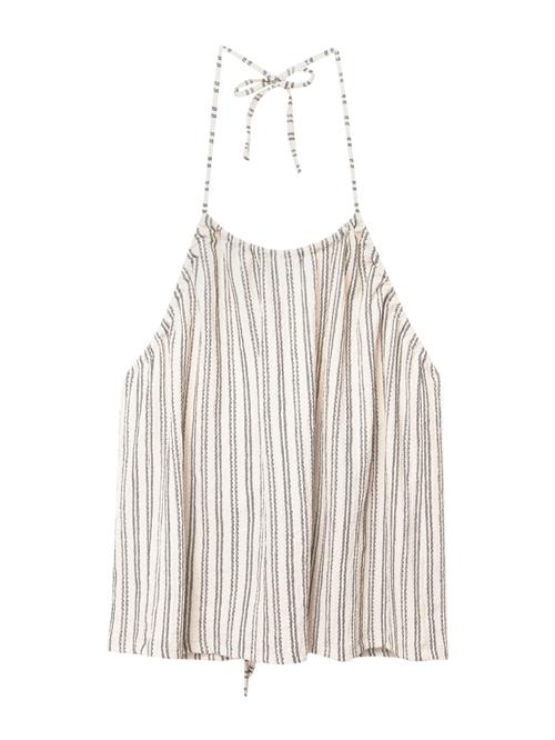 Pull&Bear Overdel  ecru / mørkegrå