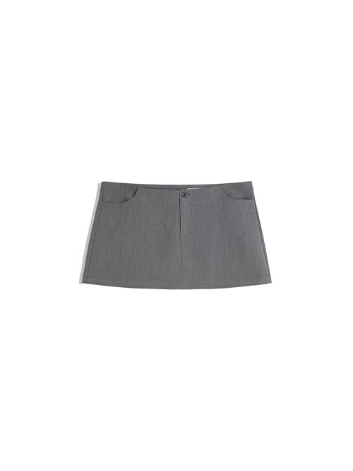 Bershka Nederdel  grå-meleret