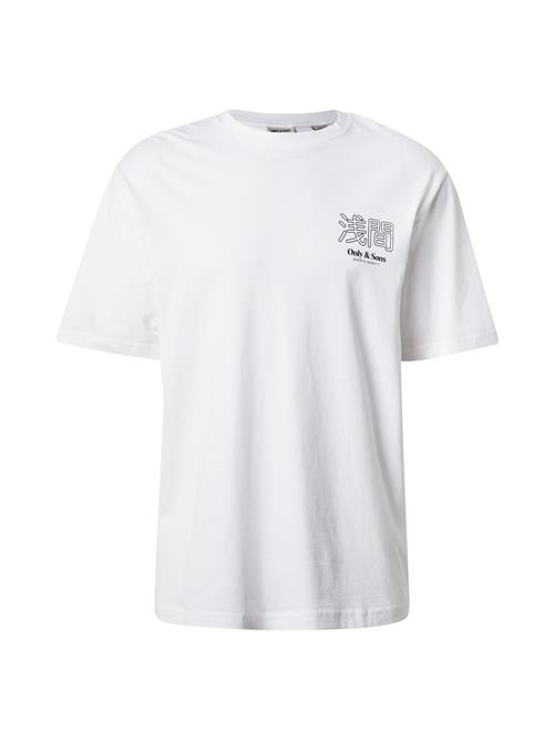 Only & Sons Bluser & t-shirts 'ONSTRISTAN'  blå / orange / sort / hvid