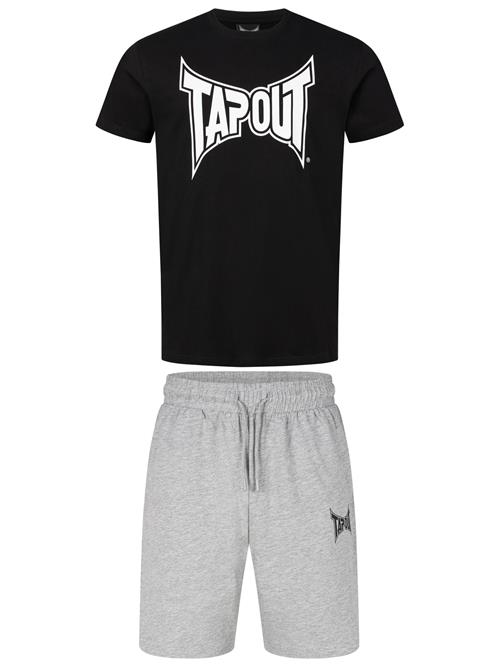 Tapout Joggingdragt 'Walker'  grå-meleret / sort