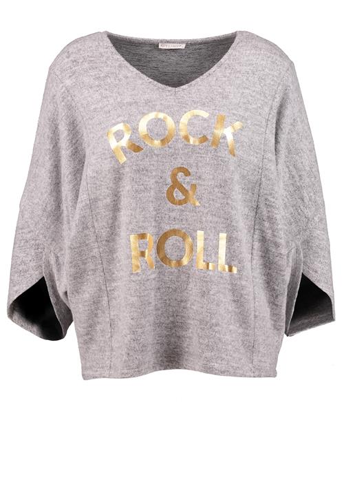 Key Largo Pullover 'Rock´n Roll'  guld / grå