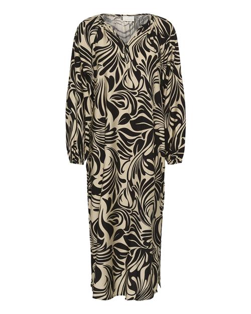 Kaffe Kjole 'Celia'  chamois / sort