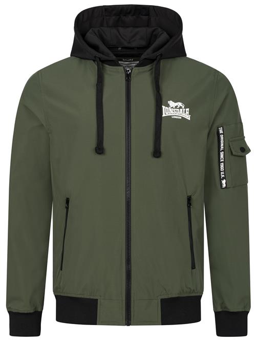 LONSDALE Overgangsjakke  oliven / sort / hvid