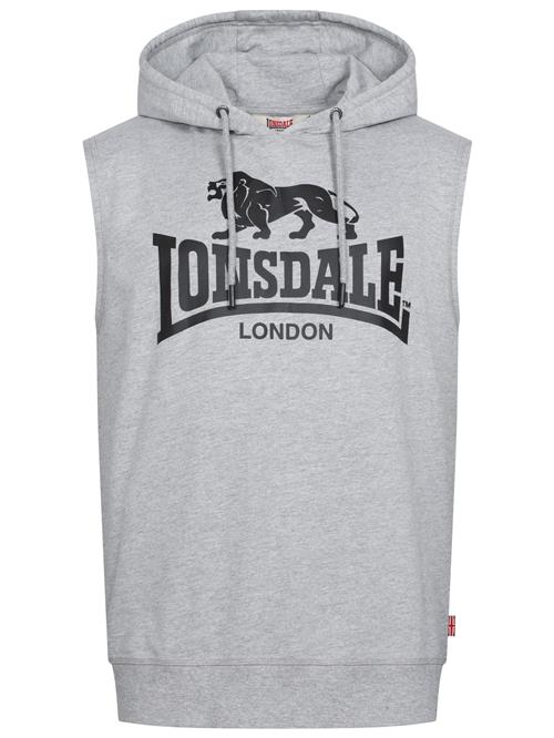 LONSDALE Sweatshirt 'Bignor'  grå-meleret / sort