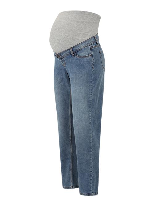 MAMALICIOUS Jeans 'MLALBERTE'  blue denim / lysegrå