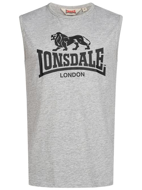 LONSDALE Bluser & t-shirts 'Clopton'  grå-meleret / sort