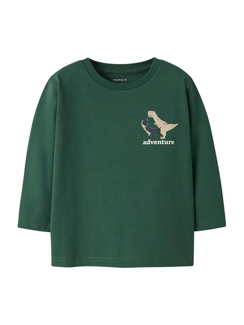 NAME IT Shirts 'NMMNATHAN'  sand / navy / grøn / hvid