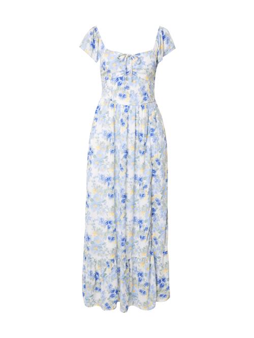 HOLLISTER Kjole  blå / pastelblå / pastelorange / hvid