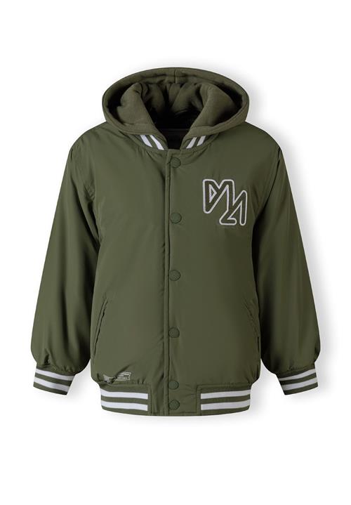 MINOTI Overgangsjakke  mørkegrøn / hvid